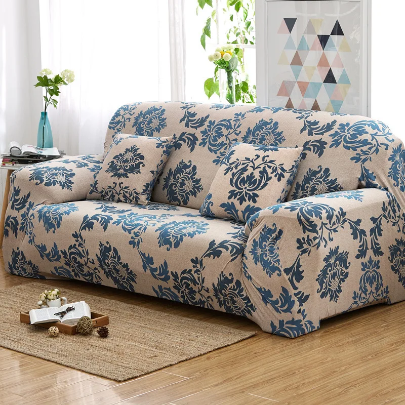 Floral Printing Stretch Elastic Sofa Cover Slipcover Household Decoration Protect Super Soft Wholesale for 1 2.3
