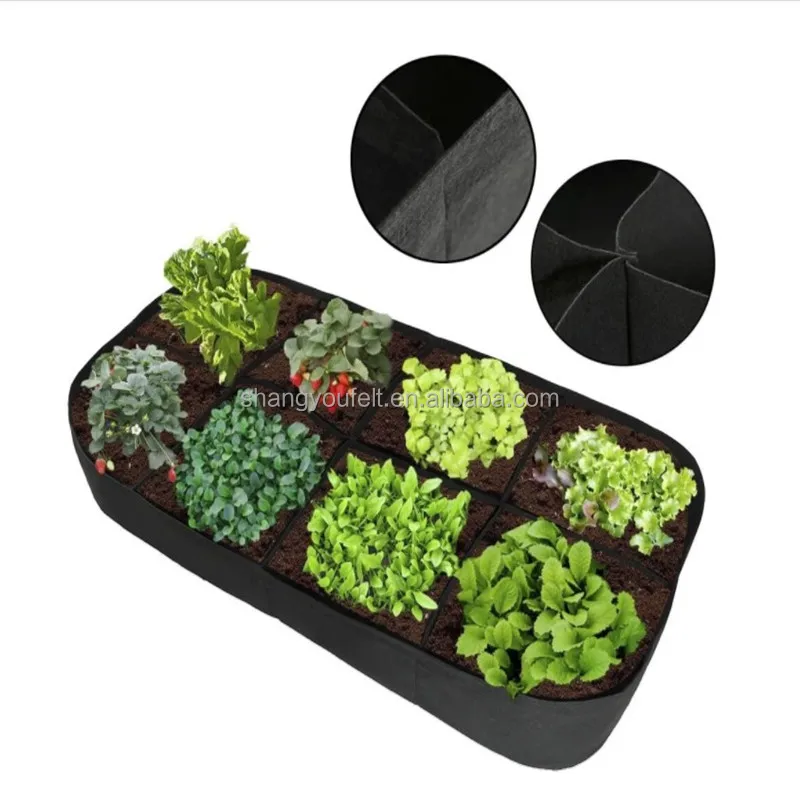 Фетровый мешок для растений, садовый мешок с несколькими сетками для выращивания овощей