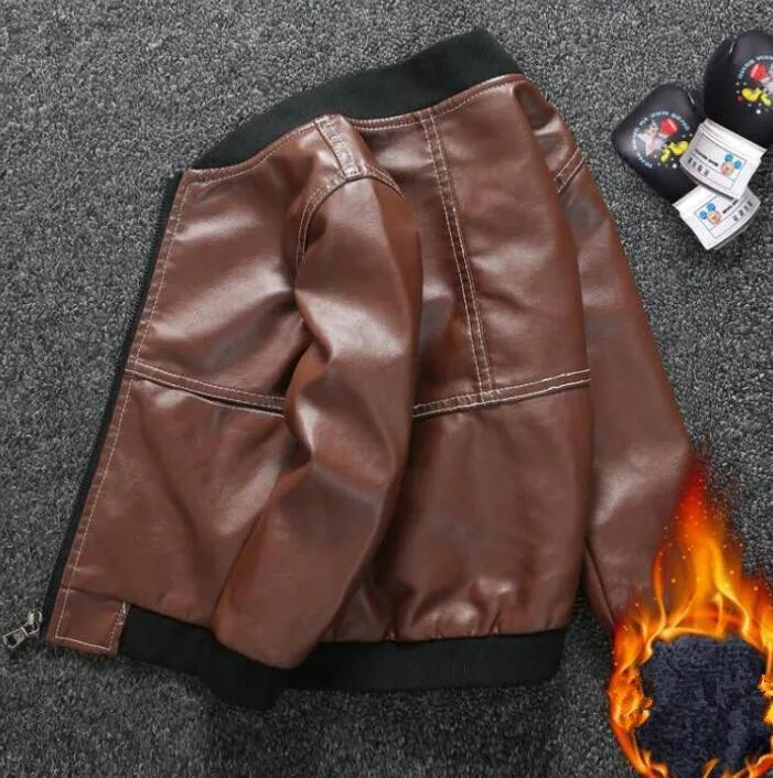 cy10728a trendy children clothes boys coats baby pu leather jacket pure color toddler boy jacket