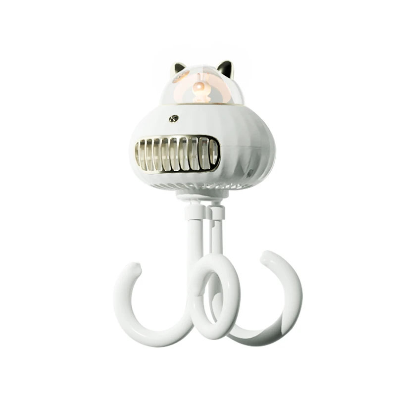 Cute Pet Home Standing Air Conditioner Portable Handheld Cooling Ventilator Quiet Wind 3-gear 120 degree Adjusted Air Cooler