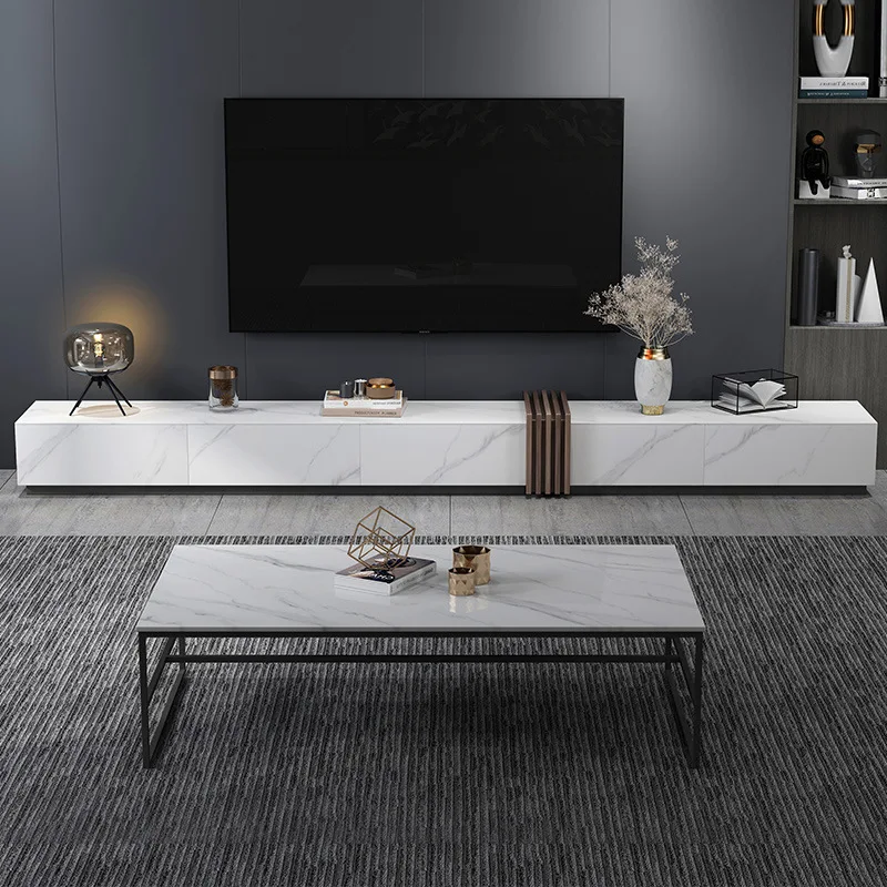 Nordic creative top Living room Artwork luxury Side Round Marble Rock Plate Accent modern Coffee Table