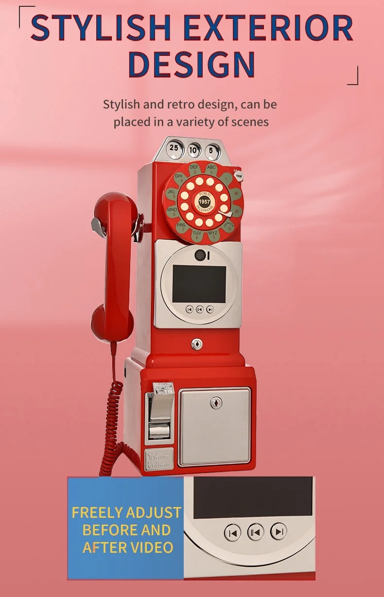 Wholesale Wedding Funeral Party Exhibition Audio guestbook Phone For Wedding Party Use