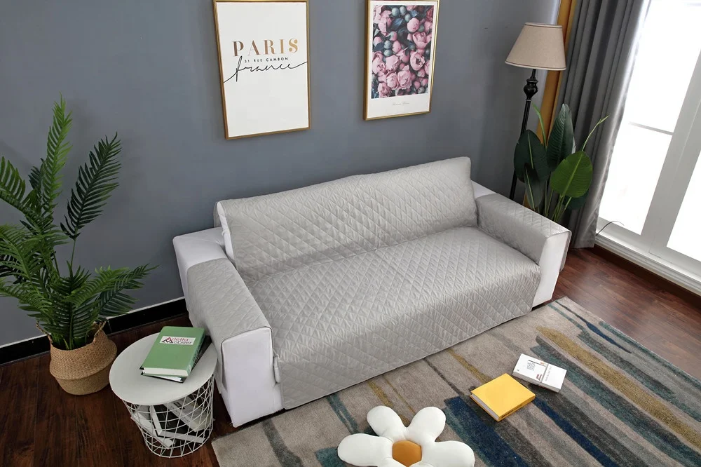 Manufacturer Fashion Pet Sofa Furniture Protector Cover Living Room Waterproof Quilted Slipcover Pet Sofa Cover Bolster