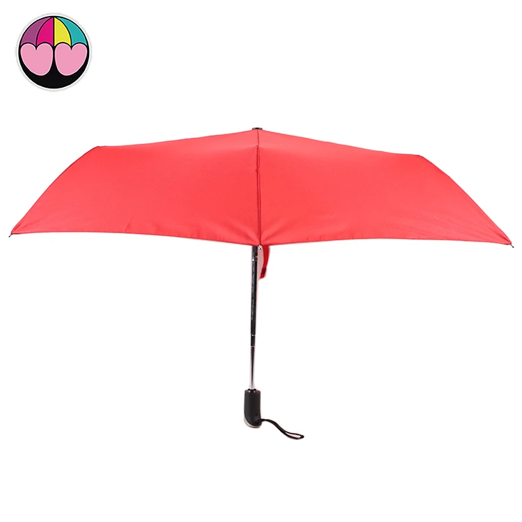 wholesales professional manufacturer Three 3 fold light business 7 ribs aluminum promotional custom logo automatic umbrella