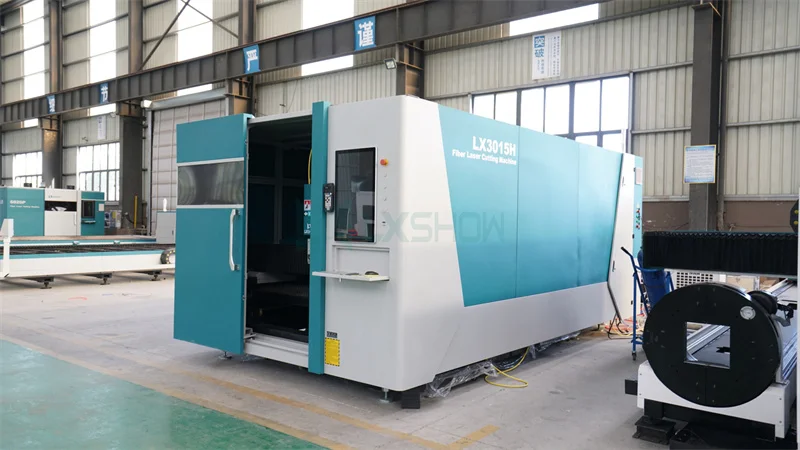 Ce Certificated Fully-Enclosed 6kw Stainless Steel Laser Cut Plates Cnc Fiber Laser Metal Cutting Machines