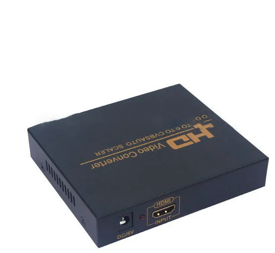 CVBS композитного видео радиочастотного сигнала rj45 к hdmi конвертер
