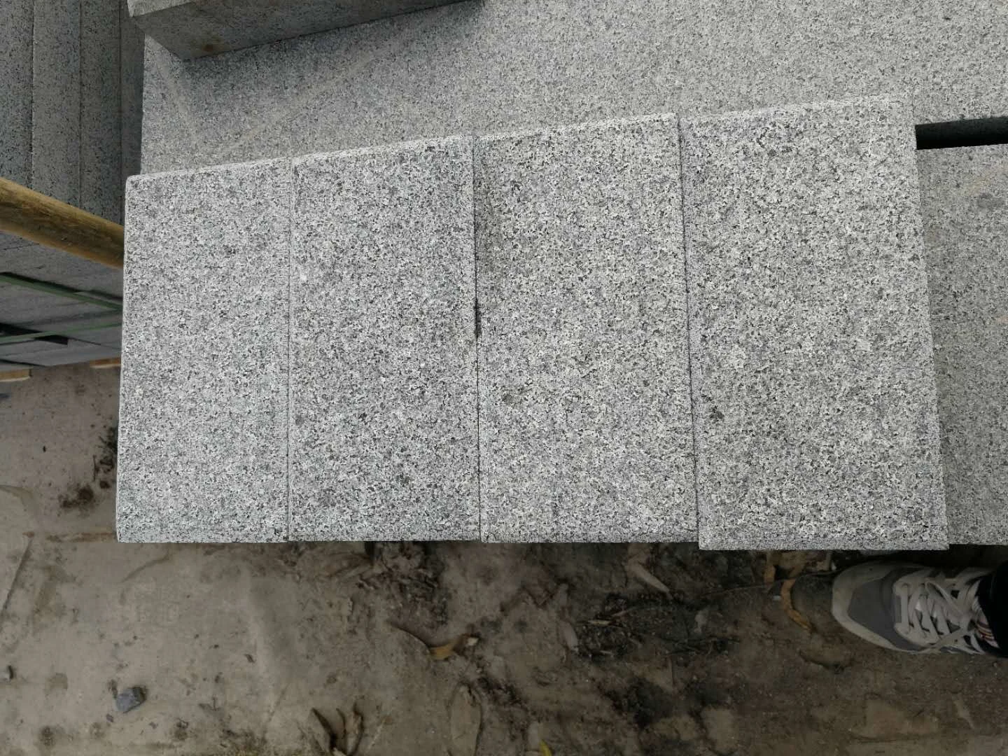 Customize Shape Fan Granite Pavers G654 10x10x10 Cubic Cheap Price Driveway Paving Stone for Sale