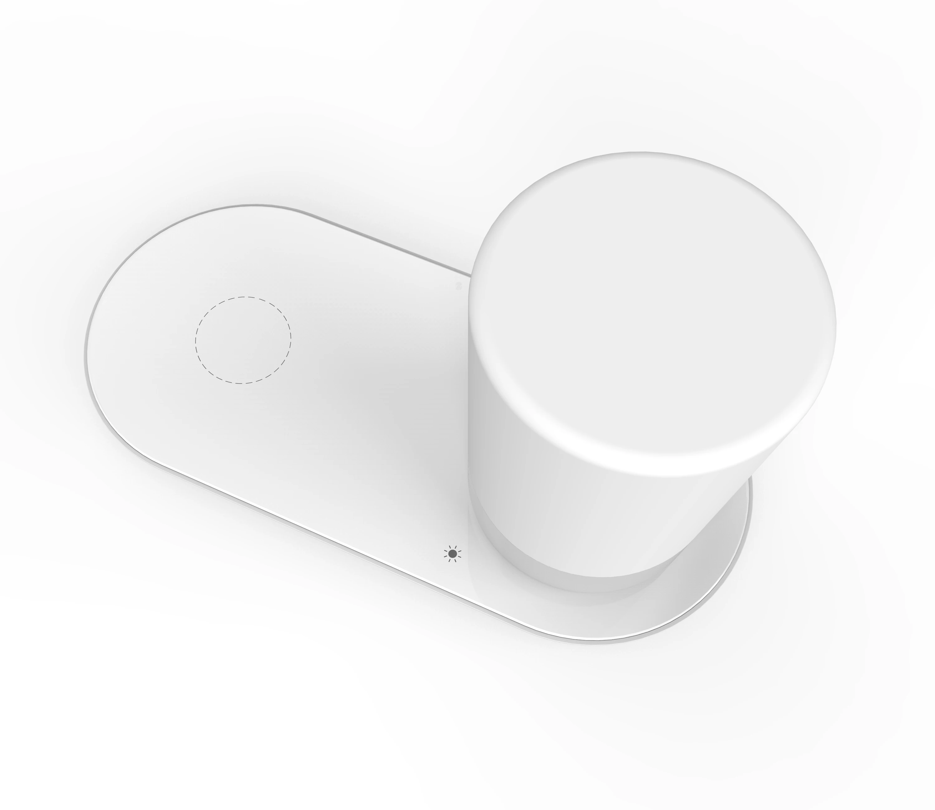 christmas indoor lights dimmable touch sensor LED table lamp with 7.5W fast wireless charger & USB output & RGB night light