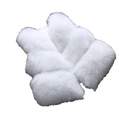 
Faux wool jackets for women in winter fleece jacket women artificial fox fur jacket worn by women party 