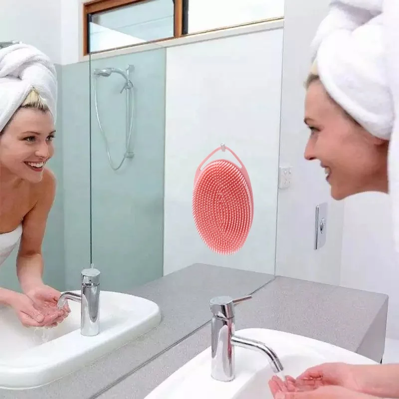Силиконовая Массажная щетка для душа