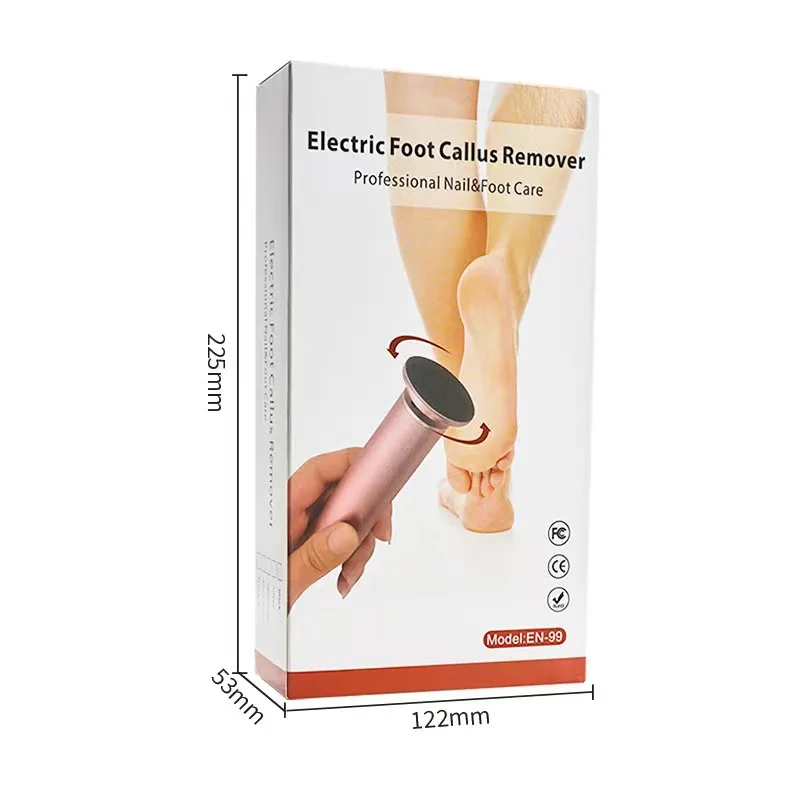 Professional Pedicure Set Gold Foot File Callus Remover 60 Replaceable Sandpaper Grinder File Sander Removal Callus Remover