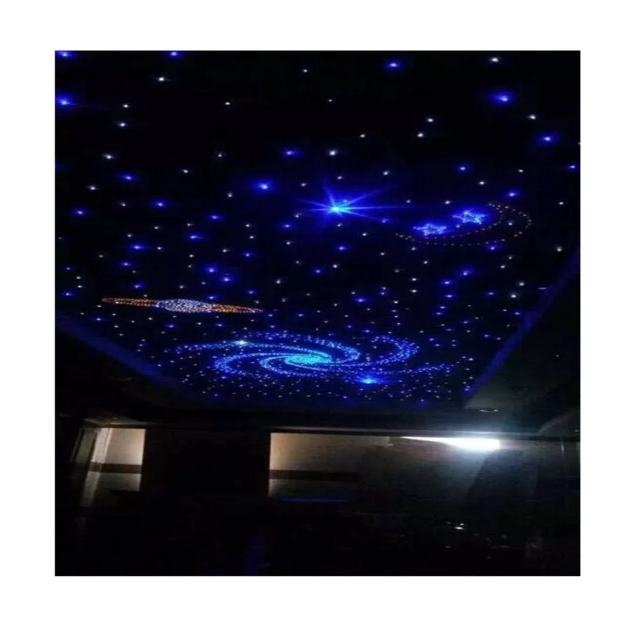 Magnet Installation  LED 600x600 Ceiling Panel Light  Starry Sky For Cinema