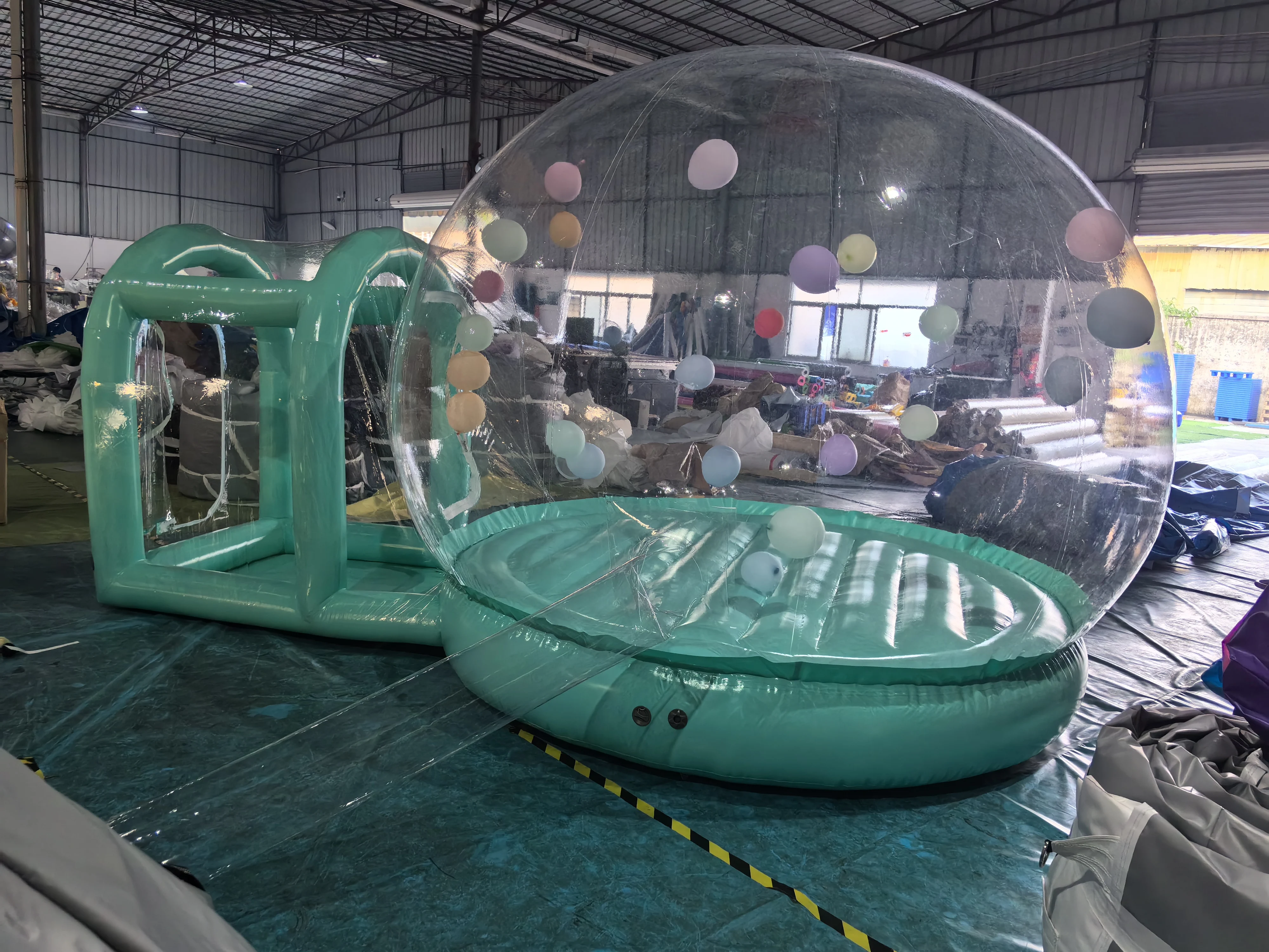 In Stock Jumping Bouncy Bubble House Pvc Transparent Inflatable Bubble Tent House 3m 4m 5m Bubble Bounce House For Kids