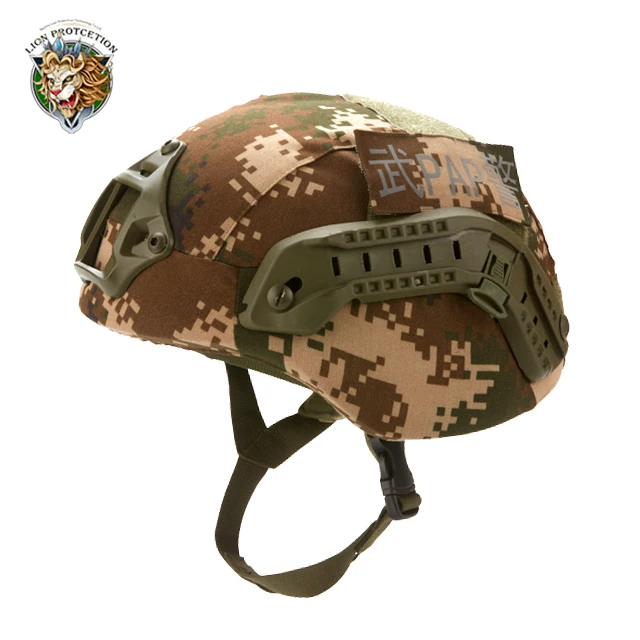UHMWPE Bulletproof Military Helmet with Cover