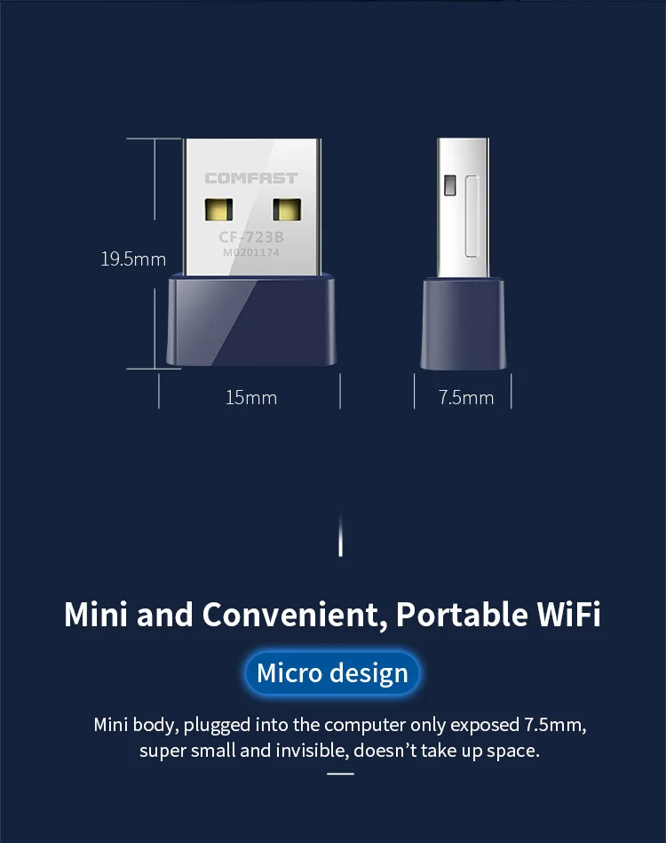 802.11n 2 4G сетевая карта 150 Мбит/с в 1 Wifi BT4.0 USB-ключ беспроводной адаптер для