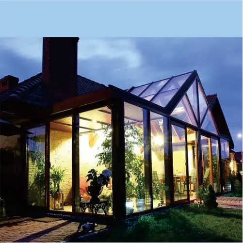 CAYOE Four Season Veranda Sunroom Tempered Glass Construction Veranda 4 Seasons Custom Made Modern Aluminum Alloy Material Villa