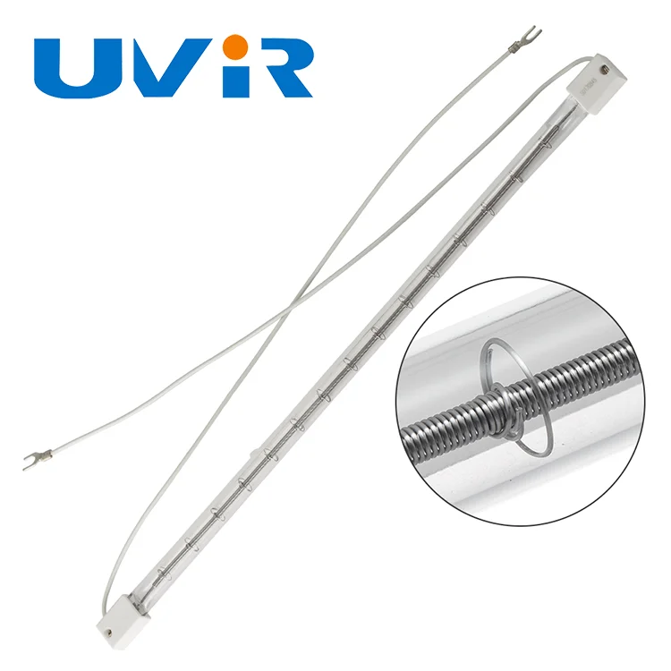 3000W  IR ceramic heat lamp tube halogen oven quartz heater infrared lamp for pet blow molding machine