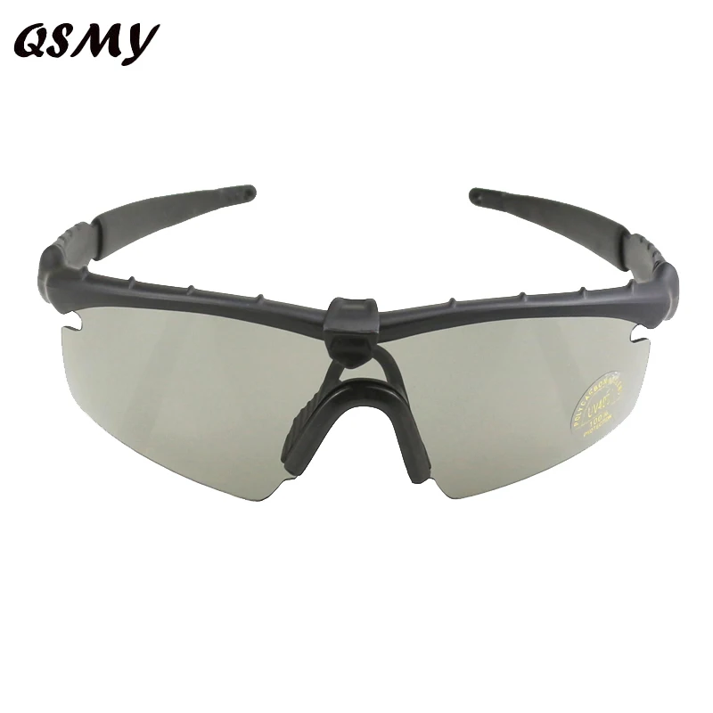 UV Protection Outdoor Sports Glasses CS Army Tactical Military Contour Safety Goggles Protective Bicycle Glasses