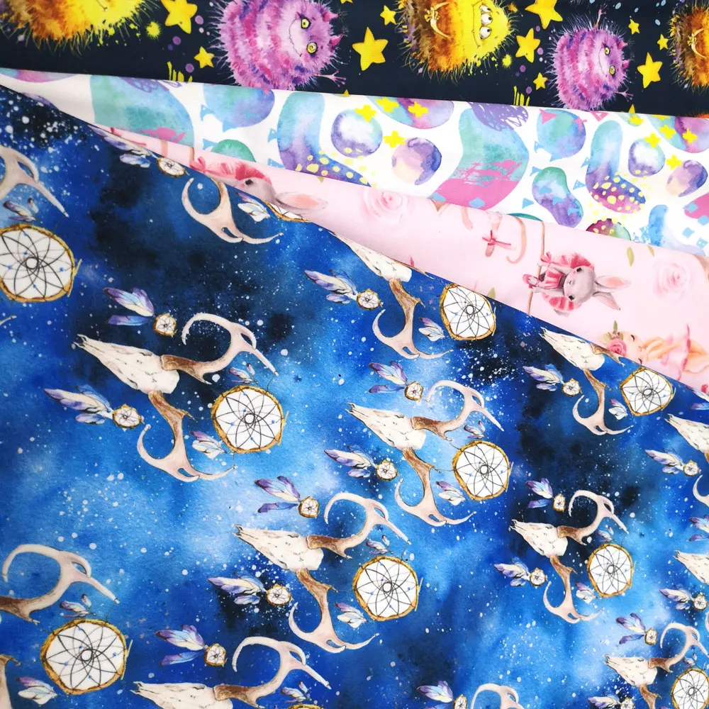 Custom printing solid color waterproof PUL fabric breathable washable pul fabric for cloth diaper