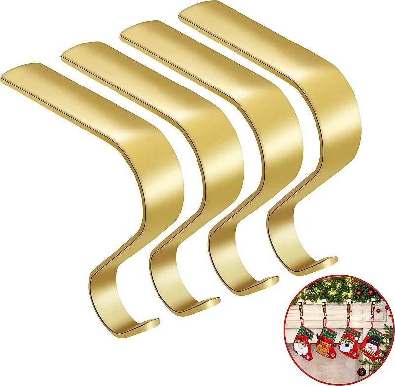 Fireplace Hanging Decoration  heavy duty fuse holder Solid Strong Load-bearing Christmas Decoration Wall Hook Popular Choice