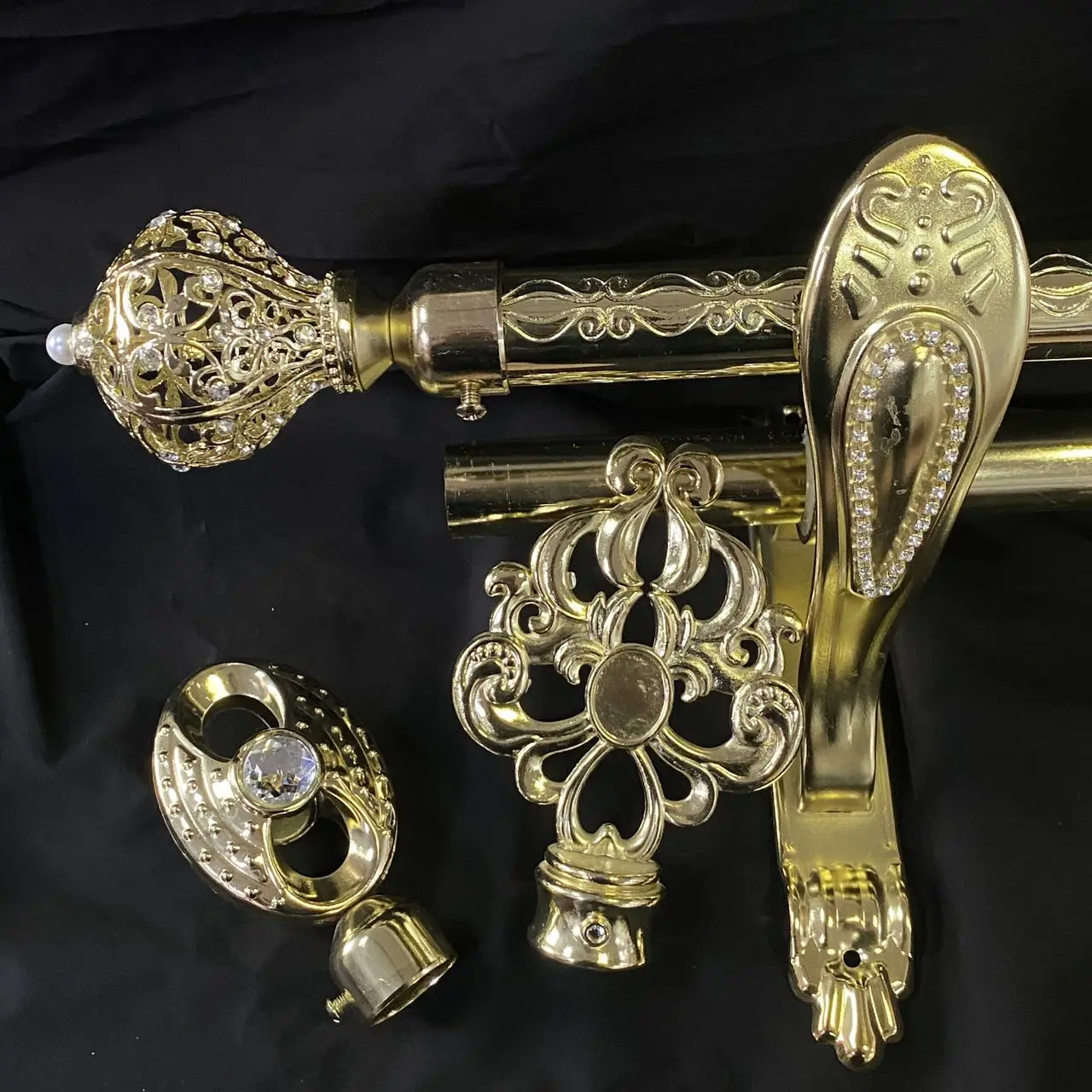 Gold Luxury Fashion Accessories Home Decor Curtain Accessories curtain ring machine