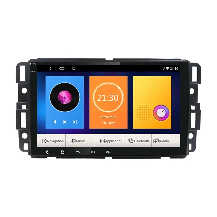 2 Din 8Inch Ram 1Gb Rom 16Gb Bt Fm Wifi Usb Gps Stereo For Gmc Android Car Players Navigator