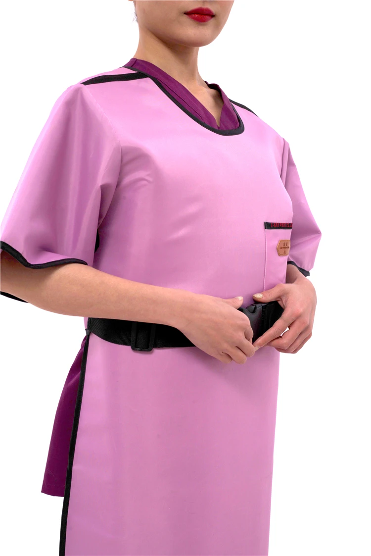 
First Class Grade Stable Anti-radiation Protection Reverse Wear Half Sleeve Single Side 0.5mmpb Lead Clothes 