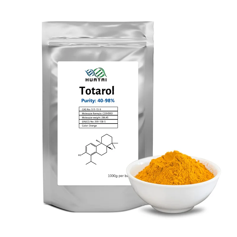 Top skincare ingredients Totarol Totara Extract Powder 1% 10% 80% 99% Antibacterial Anti-inflammatory Antioxidant CAS 511-15-9