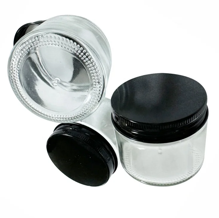 Food Storage Pots Glass Storage Jar Food Grade Glass Jar With Lids Food