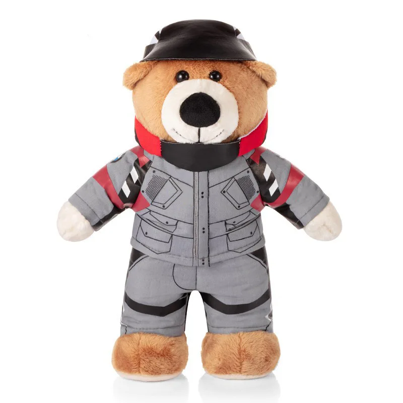 Stock Motorcycle Teddy Bear Plush Toy Motorbike Teddy Bear Stuffed Animal Toys Teddy Bear Plush Toy Pillow For Kids Boys Gift