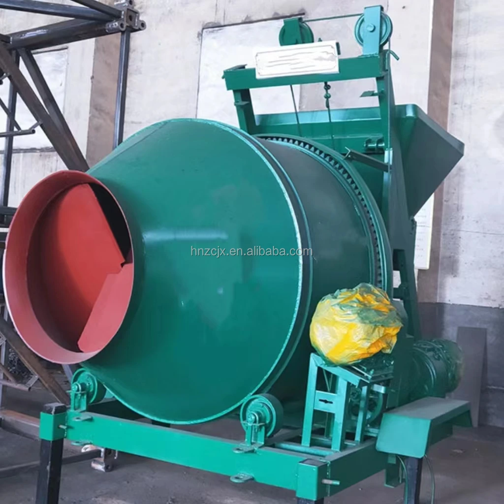 ZHUCHENG Official Low Consumption  the Price of  Mini Diesel  Cement Mixer in Algeria JZC500 for 400 500L