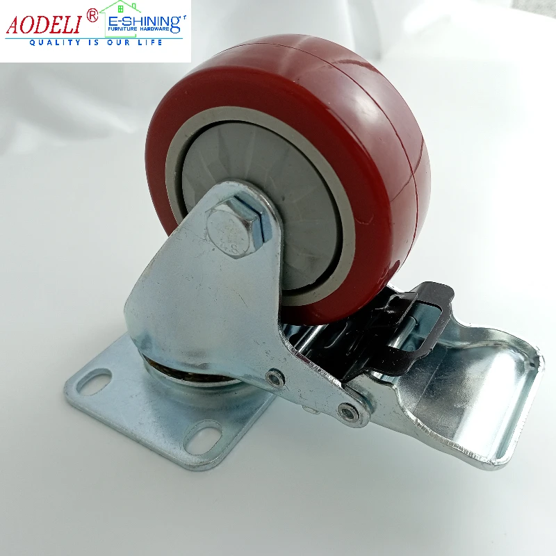 High Quality Manufacturer Custom Load PU Wheels Industrial Polyurethane Casters