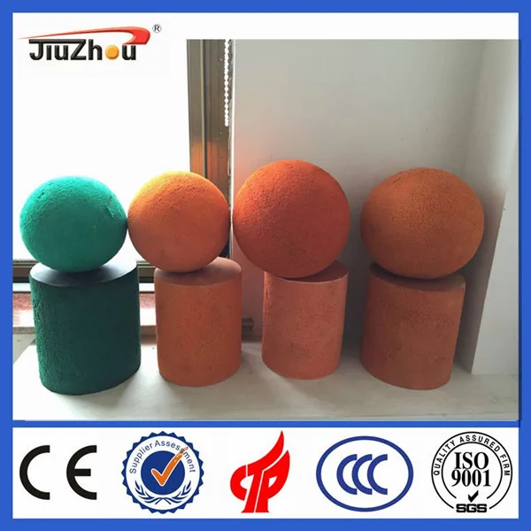 China Factory dn125 soft concrete pump cleaning sponge ball for schwing pumps
