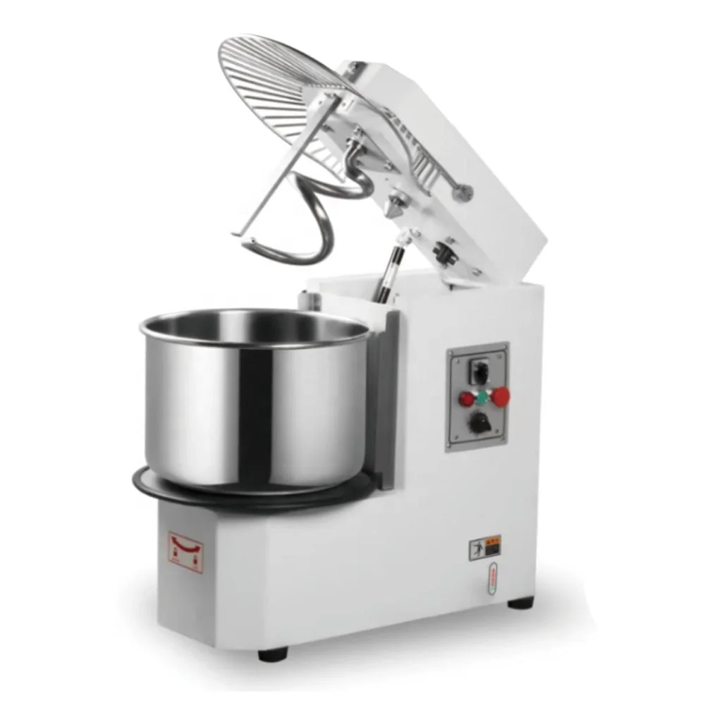 New Type Raise Head Double Motions and Double Speeds 20L 30L 40L 50L Flour Spiral Dough Mixer for Commercial Price