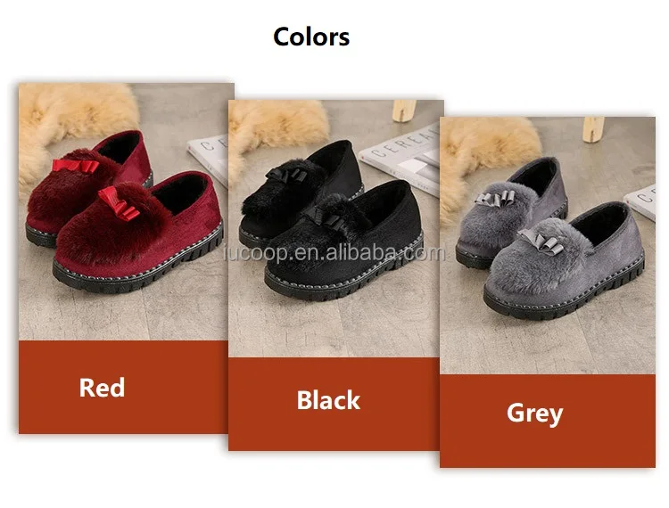 Fluffy moccasin women home slippers ladies house plush slippers fashion fur slippers for fuzzy winter shoes