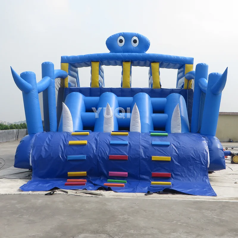 Customized inflatable slides water slide park equipment pool for adults