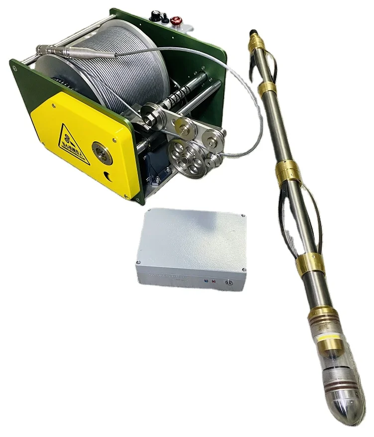Electrical Resistivty,Natual Gamma and Spontaneous Potential Geophysical Well logger with Deep Logging Winch