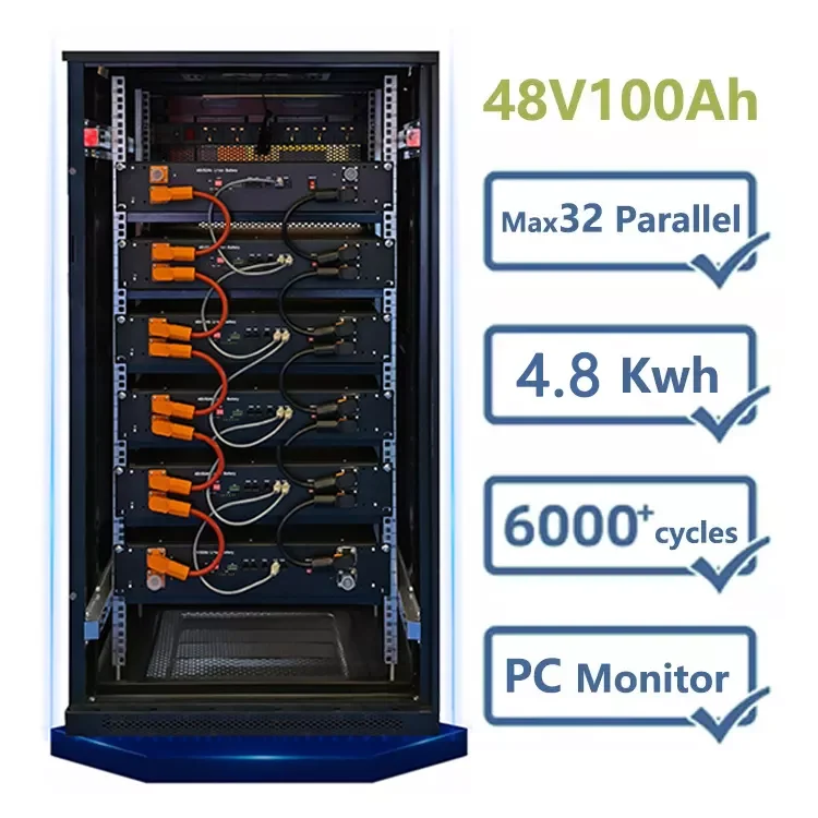 Competitive Price Lifepo4 Lithium Battery 48V 100AH Household Energy Storage System with LCD Display RS485 Wifi