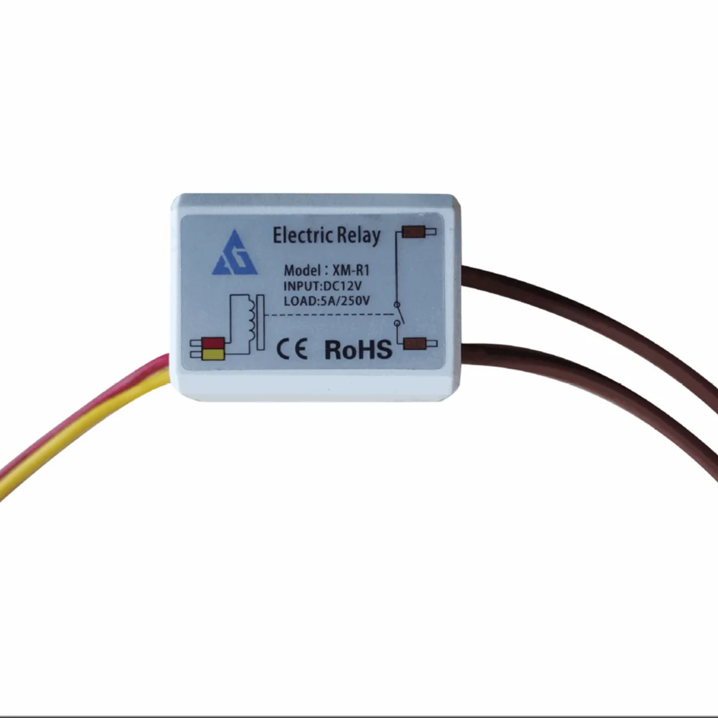 12V DC 250V AC 5A relay for antifog bathroom mirror touch switch