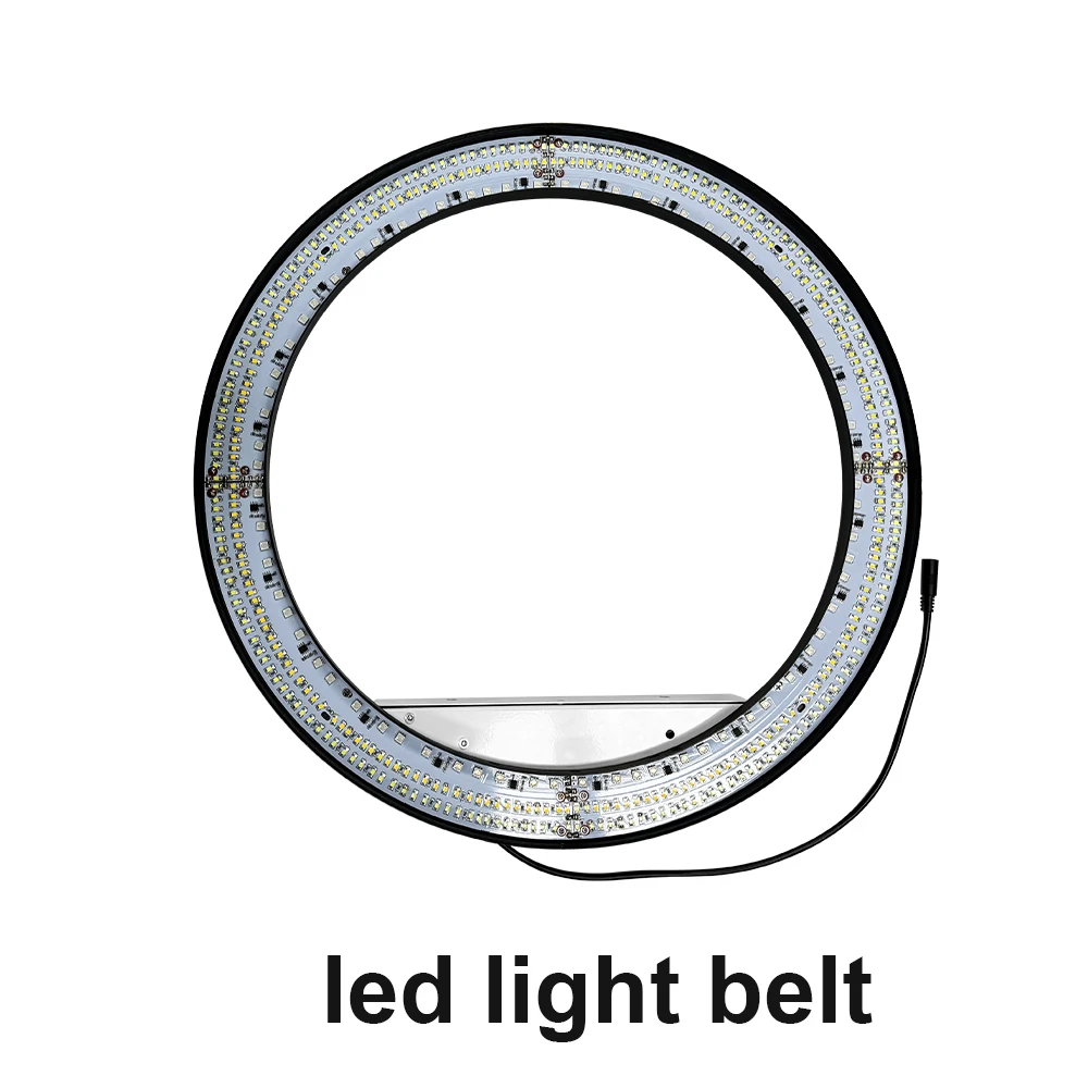 All accessories for iPad photo booth lamp holder include panel back acrylic ring screws power adapter remote control handle