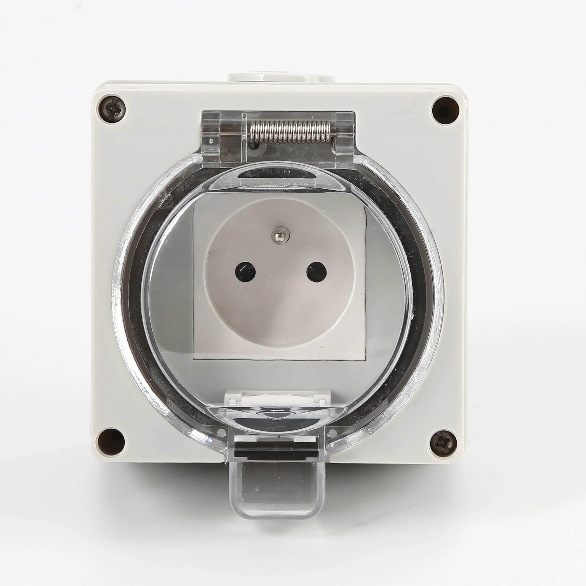 Height HTL66-FR 16A French Electrical Switch Waterproof Socket Box Outdoor IP66