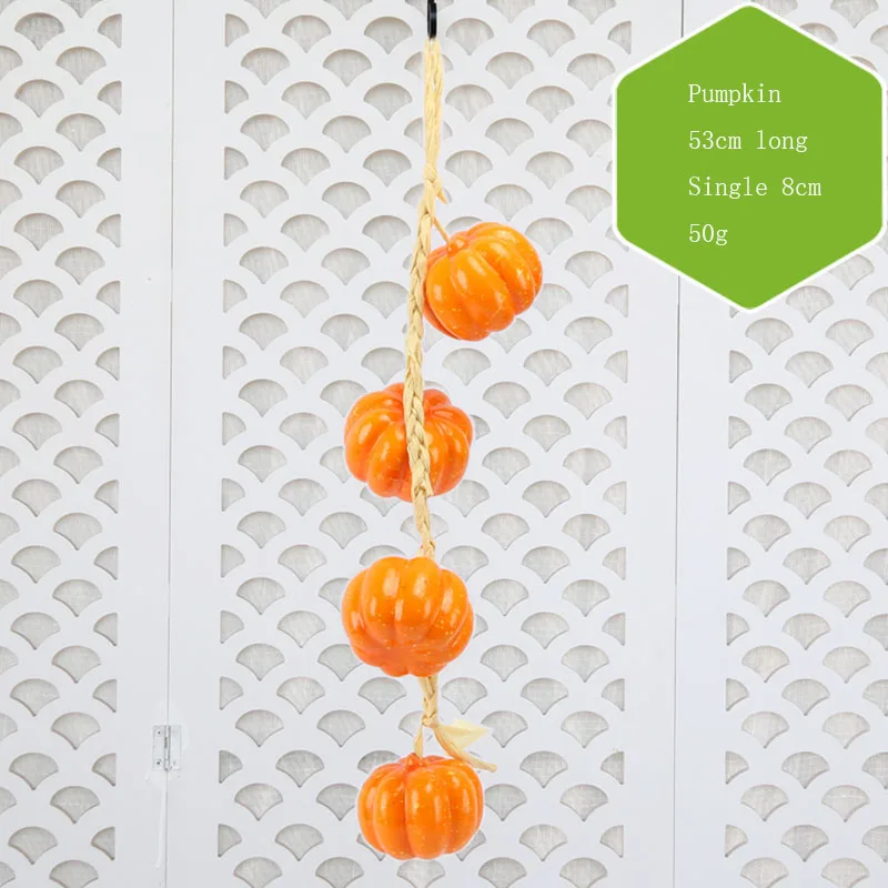 Joy Various Styles Lifelike Vegetable String Models Artificial Vegetable For Display Window Home Decoration