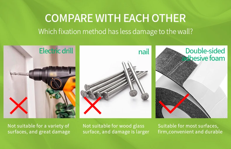 Ready to ship EVA foam adhesive tape damping sealing strip double sided foam tape