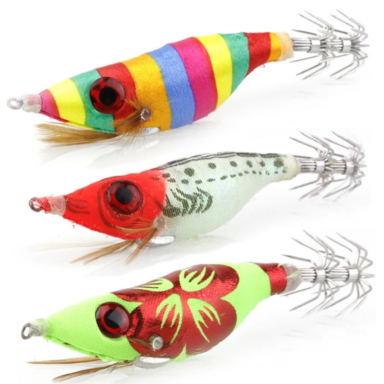 NEW Saltwater Lure Hard Bait Squid Jig Sea Fishing Lure Octopus Shrimp Cuttlefish Squid Lure
