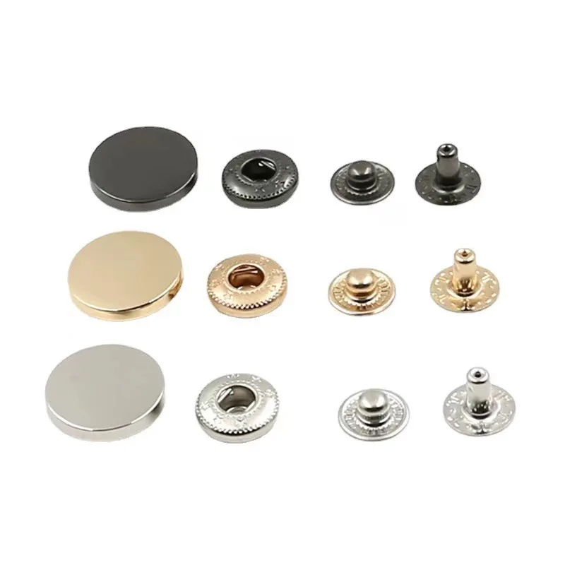 Hot Sale Metal Zinc Alloy Theme Cap Snap  Button For Leather