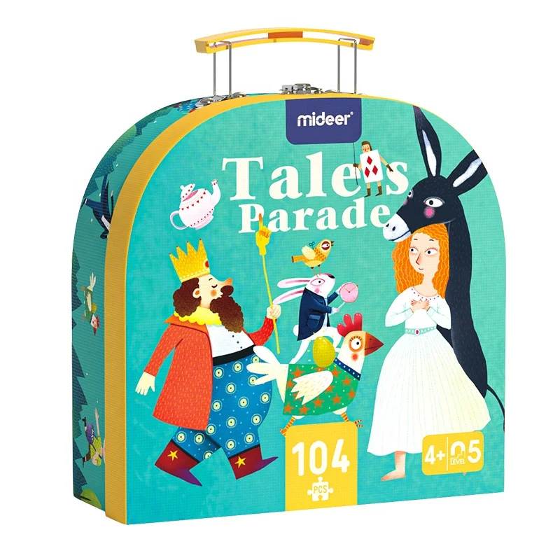 MIDEER MD3026 DINOSAUR AGE Gift Box Puzzle for Kids 104 Pieces Children Birthday Jigsaw Game Educational Toy puzzle