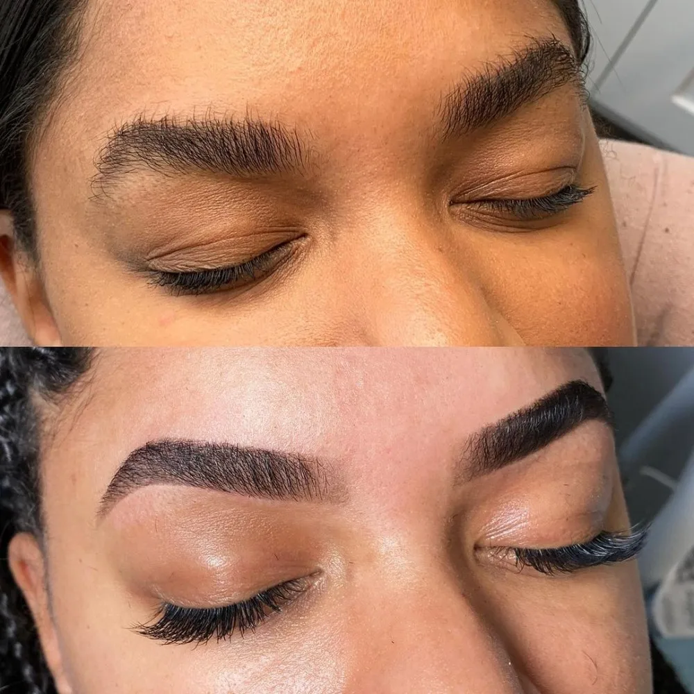 Hot selling private label waterproof DIY eyebrow henna brow tint hybrid eyebrow stain