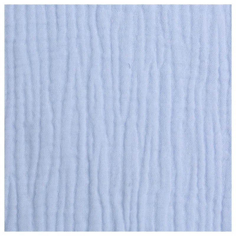 Wholesale Solid Woven Double Gauze Fabric 100% Cotton Muslin Fabric For Baby Swaddle Blankets
