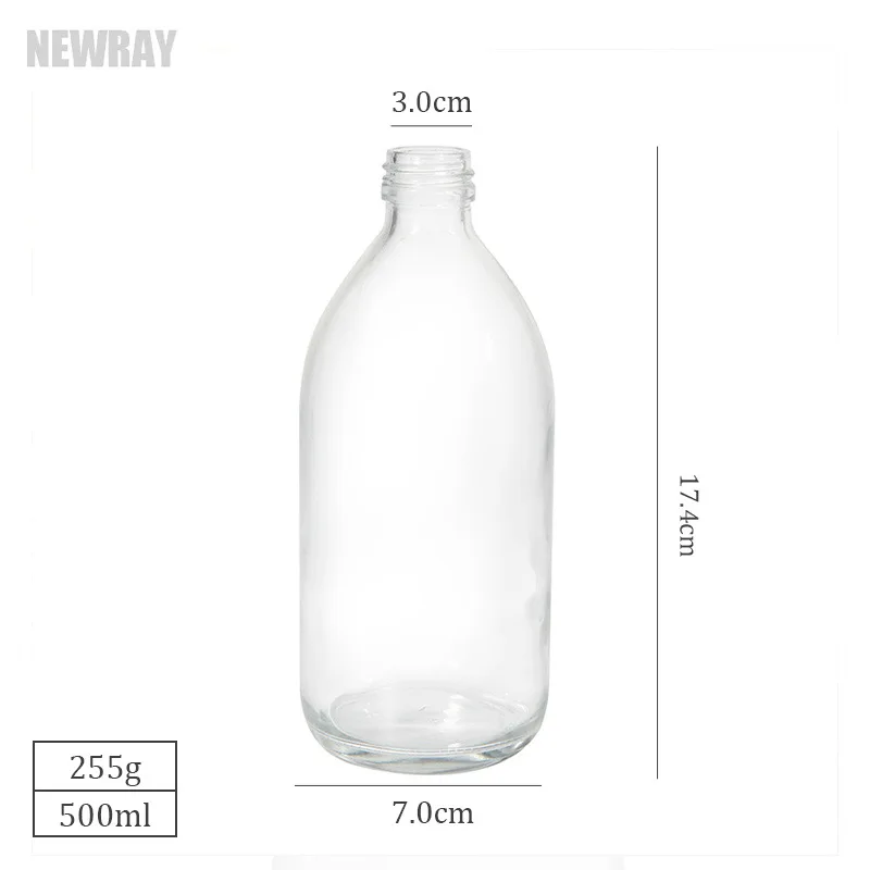Newray Newest Design Glass Containers for Juice Storage With Lid for Sale