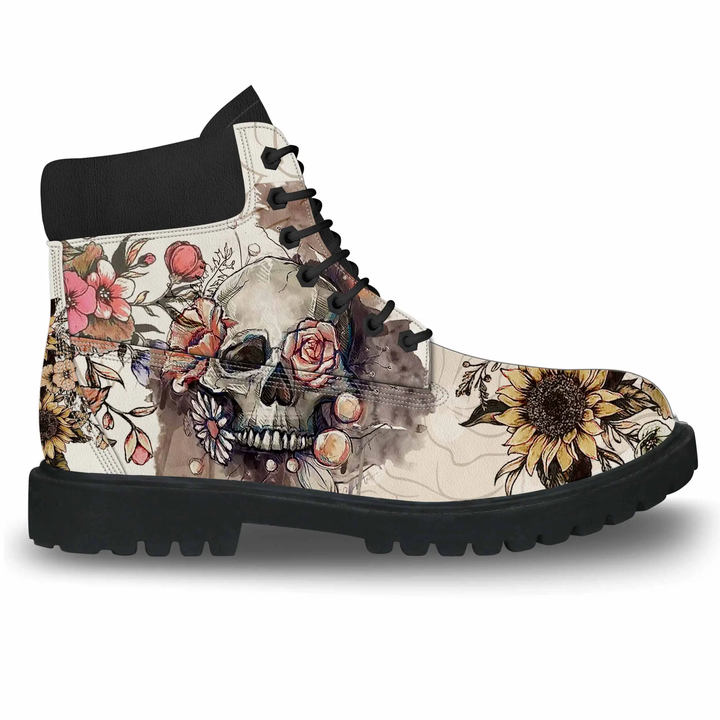 Custom made New leather martin boots men casual boots custom boot men